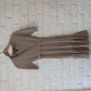 BCBGMaxAzria Tan Knit Sweater Dress